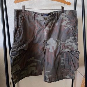 Levis Strauss Camo Cargo Shorts 40 W40 Mens Pockets